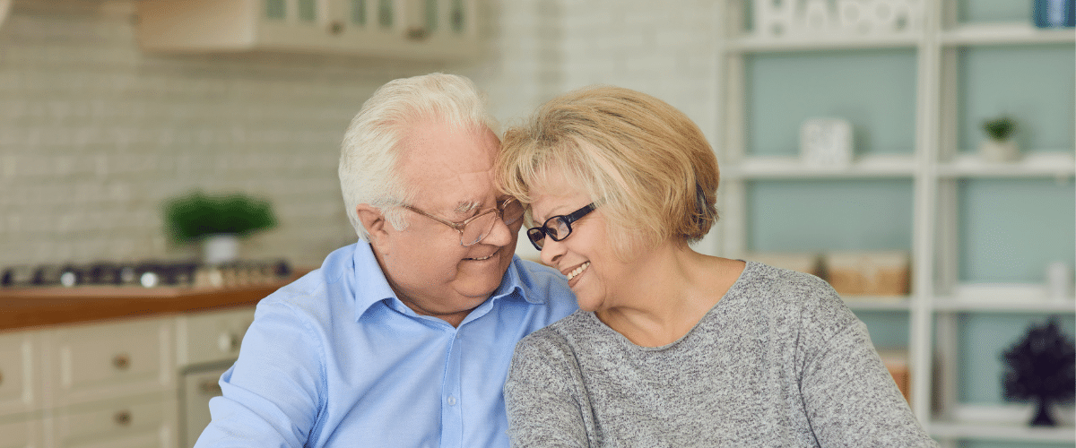 middle aged couple at home middle aged couple at home