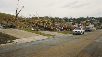 Chandler MN F5 Tornado. Photo from National Weather Service.