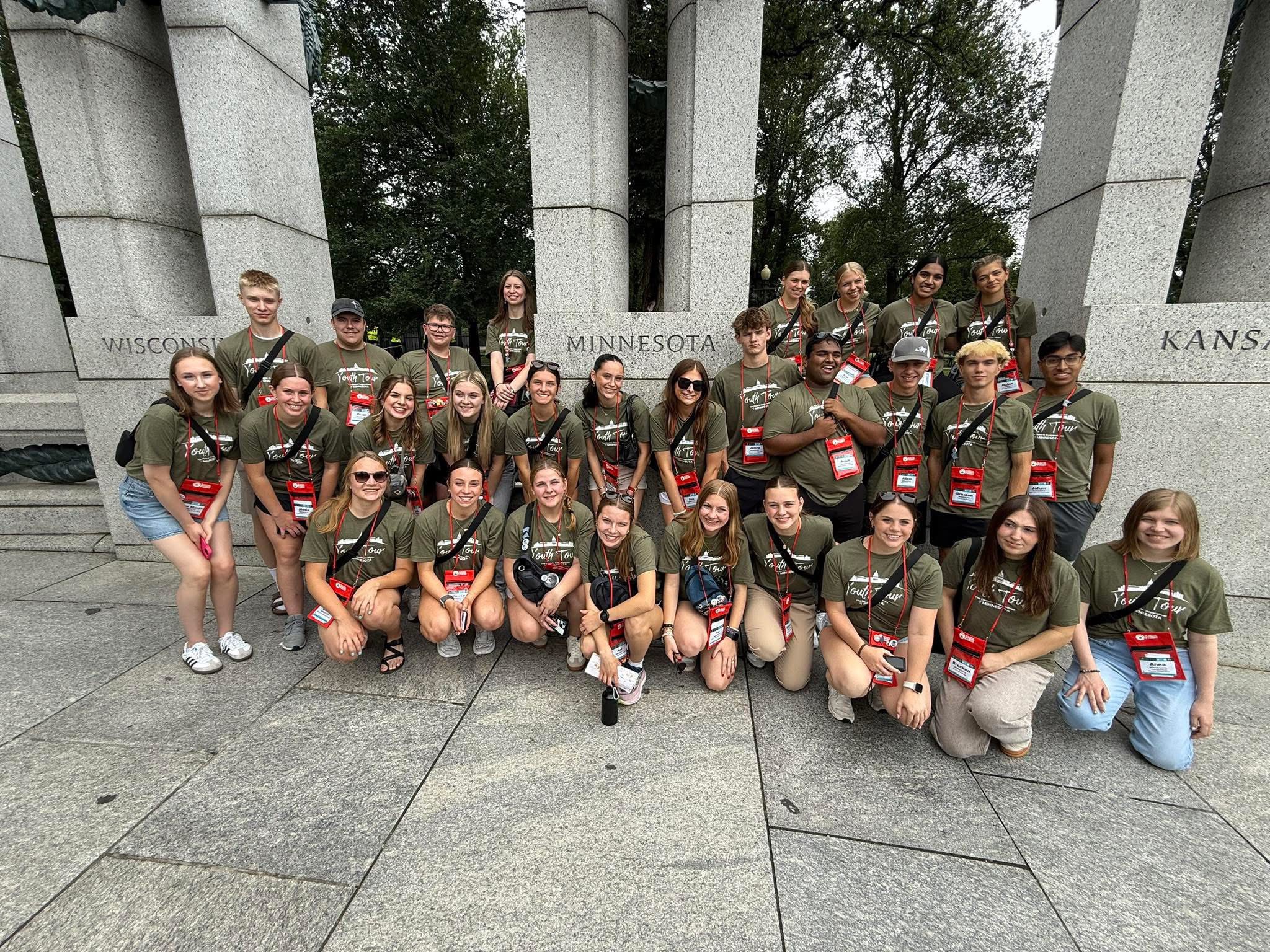 Ava Reemtsma Represents Nobles Cooperative Electric on the 2025 Youth Tour to Washington, D.C.