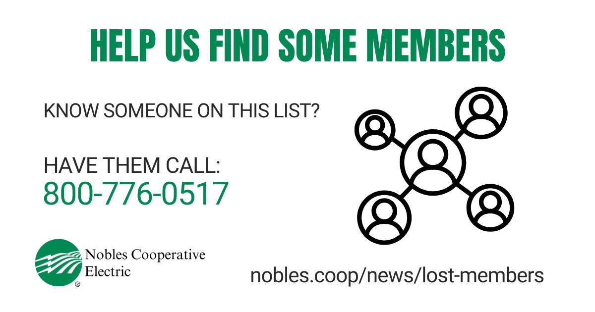 help us find some members